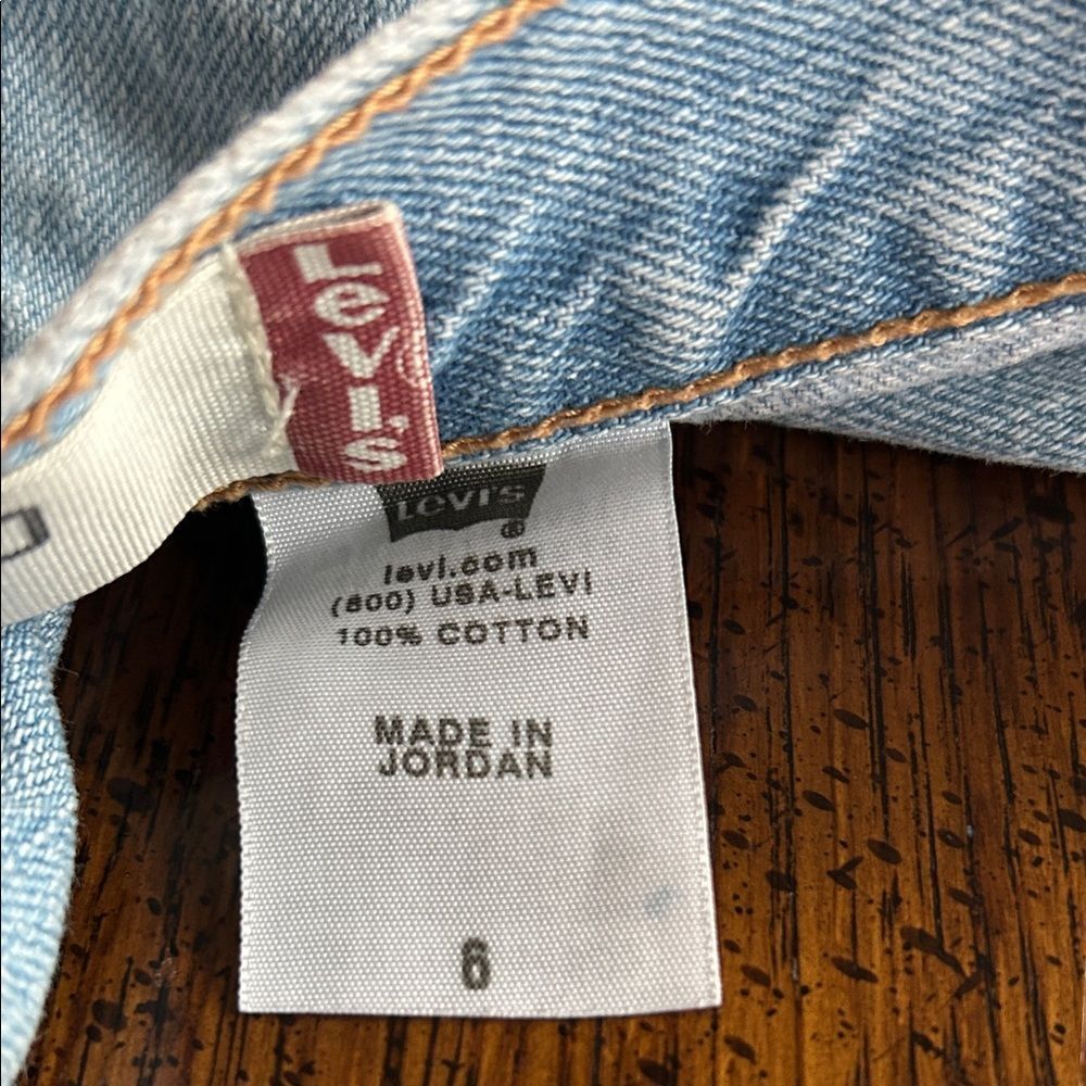 Levi's 550 Vintage Women’s Jean Shorts Sz 6 EUC - Picture 7 of 7